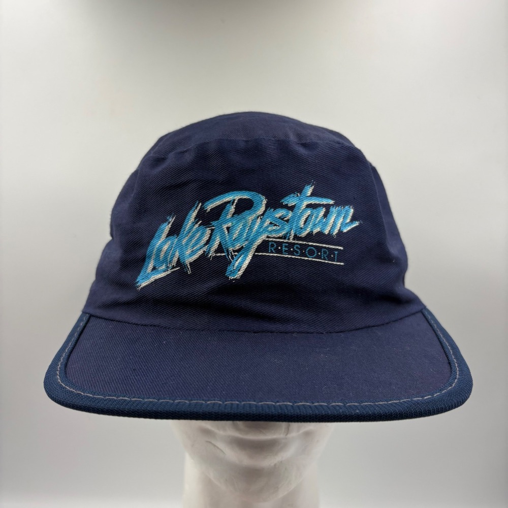 Speedway Lake Raystown Resort Hat Mens OSFA Navy Good Vintage Painter Snapback‎